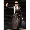 NYC Witney Carso Brown Leather Coat