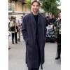 NYFF63 Bradley Cooper Grey Trench Coat