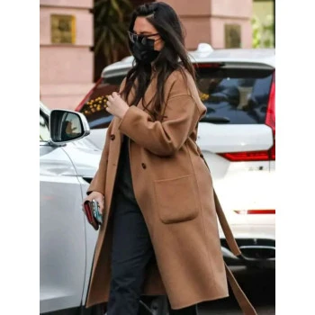 Olivia Munn Brown Trench Coat