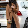 Olivia Munn Brown Trench Coat Olivia Munn Brown Trench Coat