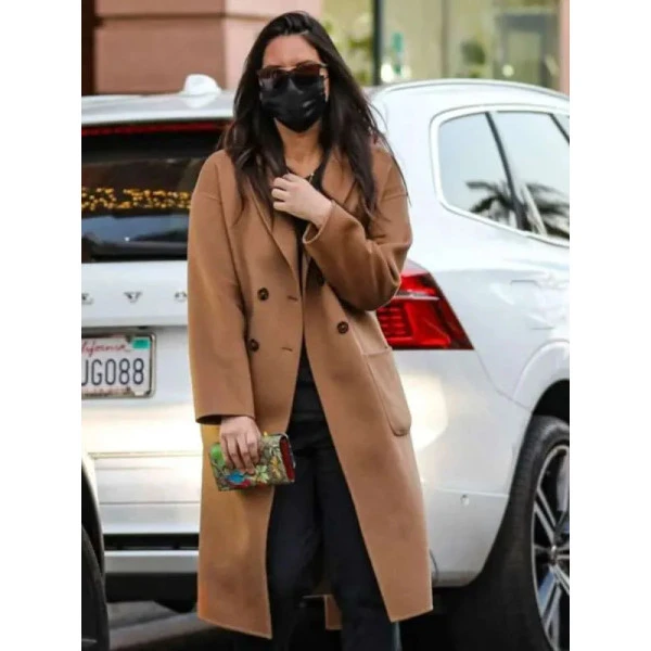 Olivia Munn Brown Trench Coat