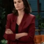 Only Murders in the Building S05 Selena Gomez Maroon Blazer
