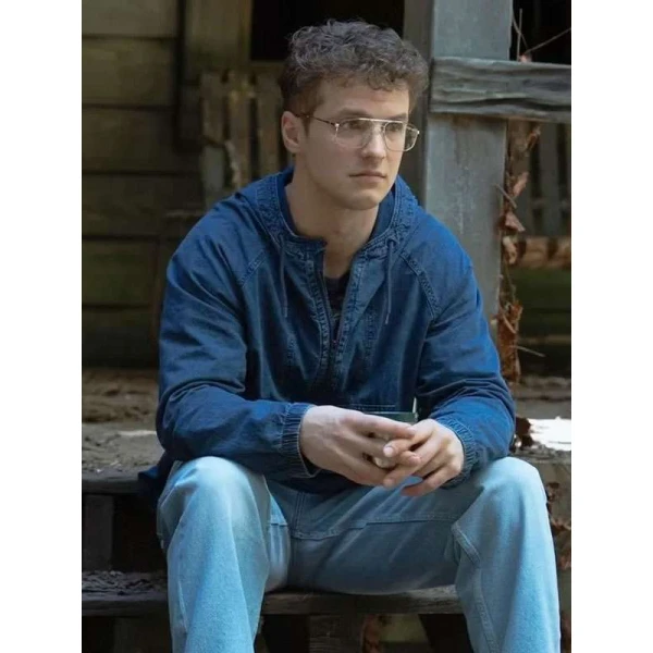 Peacemaker S02 Freddie Stroma Blue Jacket