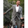 Pee Wee Classic Retro Grey Formal Two-Piece Suit