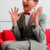 Pee Wee Classic Retro Grey Formal Two-Piece Suit