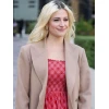 Pixie Lott 2025 Beige Long Coat
