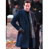 Play Dirty Mark Wahlberg Blue Wool Coat