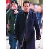 Play Dirty Mark Wahlberg Blue Wool Coat