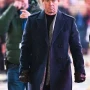 Play Dirty Mark Wahlberg Blue Wool Coat