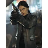 Play Dirty Rosa Salazar Black Leather Coat