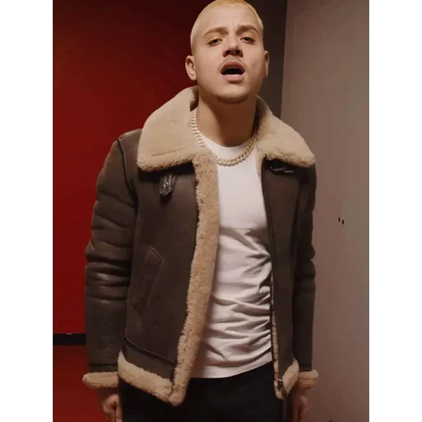 PLK Tu Vois Comment Shearling Leather Jacket