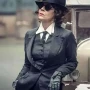 Polly Gray Peaky Blinders Black Shiny Suit