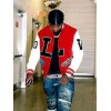 Pop Smoke Dreaming Red Varsity Jacket
