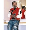 Pop Smoke Dreaming Red Varsity Jacket