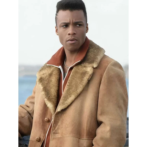 Pose Dyllon Burnside Shearling Leather Jacket