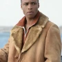 Pose Dyllon Burnside Shearling Leather Jacket