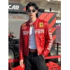 Qatar Grand Prix 2025 Wonho Red Ferrari Jacket