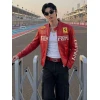 Qatar Grand Prix 2025 Wonho Red Ferrari Jacket