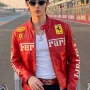 Qatar Grand Prix 2025 Wonho Red Ferrari Jacket