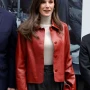 Queen Letizia Awards Ceremony Leather Jacket