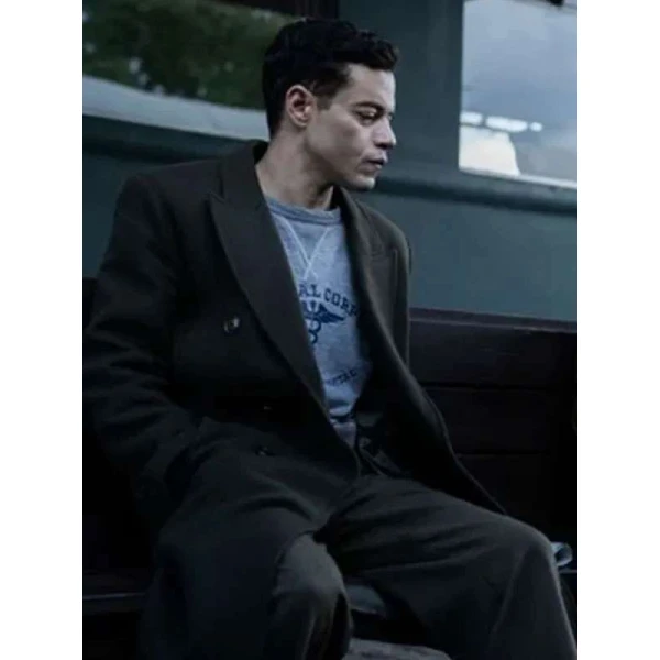 Rami Malek Nuremberg 2025 Wool Coat