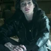 Razane Jammal The Sandman S02 Black Leather Jacket