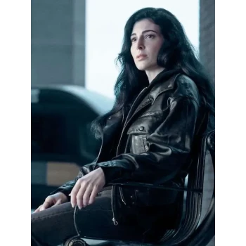 Razane Jammal The Sandman S02 Black Leather Jacket