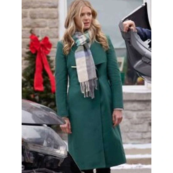 Rebecca Dalton Christmas By Design Green Coat