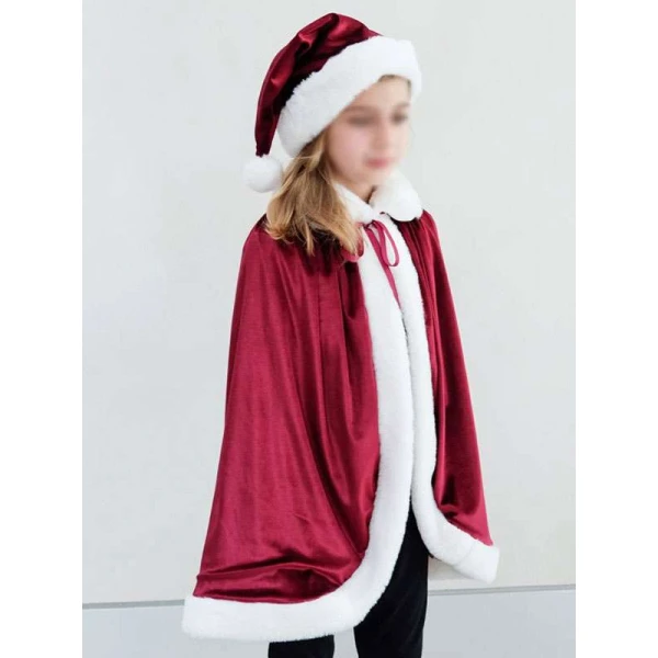 Red Santa Cape for Christmas Costume