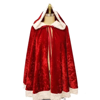 Red Velvet Christmas Cloak