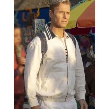 Rick Cosnett Doctor Odyssey White Cotton Jacket