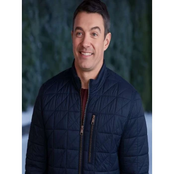 Robert Buckley Merry Christmas Ted Cooper Blue Jacket