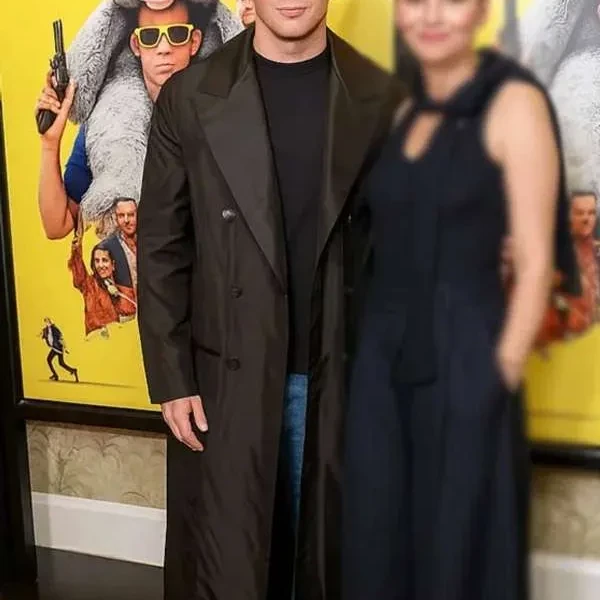 Channing Tatum Elegant Black Roofman Style Coat Channing Tatum Elegant Black Roofman Style Coat