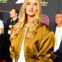 Rosie Huntington Whiteley Qatar Grand Prix Bomber Jacket