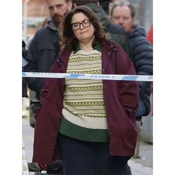 Ruth Jones Run Away Purple Hooded Jacket