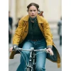 Ruth Wilson Down Cemetery Road Mustard Coat Ruth Wilson Down Cemetery Road Mustard Coat