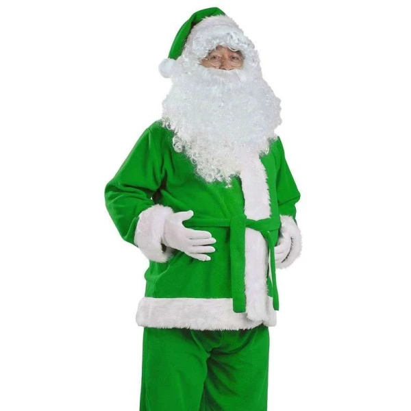 Santa Claus Green Costume Coat