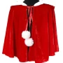Santa Claus Hooded Costume Cape