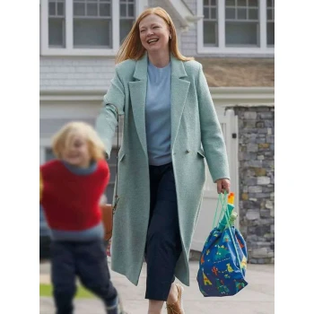Sarah Snook All Her Fault Wool Coat