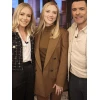 Scarlett Johansson Live with Kelly and Mark Brown Blazer