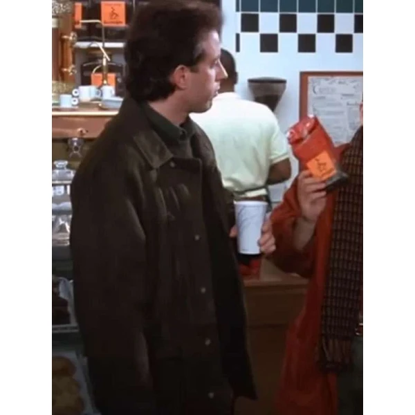 Seinfeld S08 Jerry Seinfeld Brown Jacket