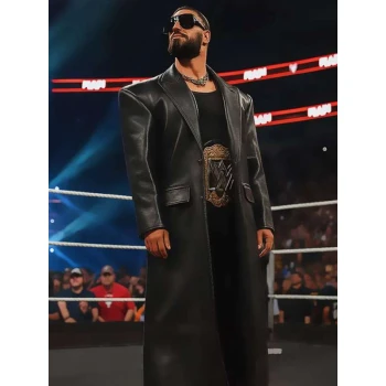 Seth Rollins Leather Coat - Monday Night Raw Replica Seth Rollins Leather Coat - Monday Night Raw Replica