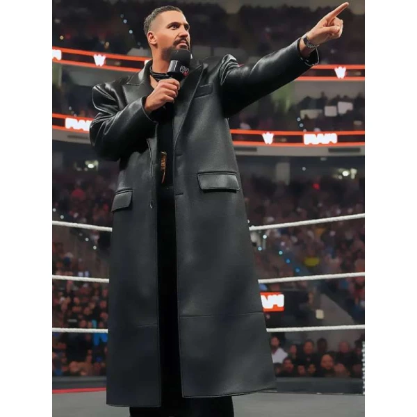 Seth Rollins Leather Coat - Monday Night Raw Replica