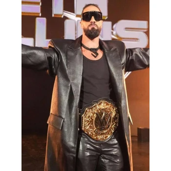 Seth Rollins Leather Coat - Monday Night Raw Replica Seth Rollins Leather Coat - Monday Night Raw Replica
