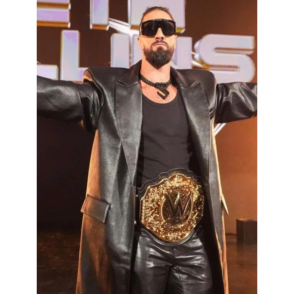 Seth Rollins Leather Coat - Monday Night Raw Replica