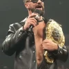 Seth Rollins WWE RAW Black Leather Jacket