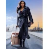 Shannon Thornton Tyler Perry’s Finding Joy Black Leather Coat