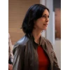 Sheriff Country Morena Baccarin Brown Leather Jacket