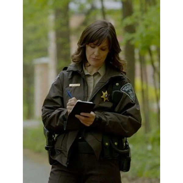 Sheriff Karen Morgan Bitten Brown Jacket Sheriff Karen Morgan Bitten Brown Jacket