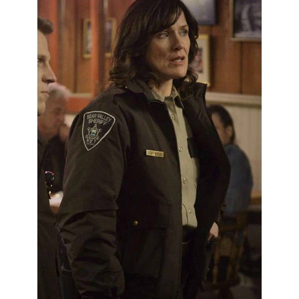 Sheriff Karen Morgan Bitten Brown Jacket Sheriff Karen Morgan Bitten Brown Jacket